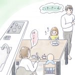 食後の…